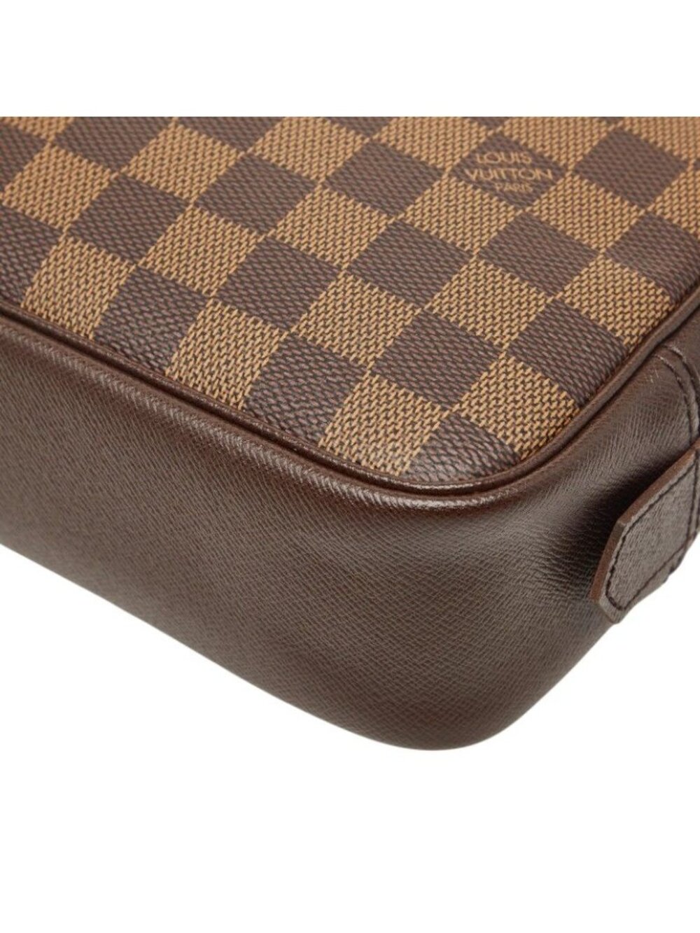 Louis Vuitton Damier Trousse Toilette 25 Cosmetic Pouch Brown - Picture 4 of 10